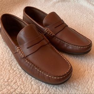 FLORSHEIM Brown Leather Penny Loafer
